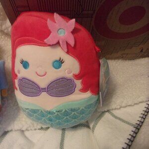 Ariel disney little mermaid squishmallow new with tags 6.5"